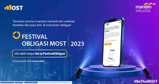 Festival Obligasi MOST 2023: Dapatkan cashback investasi dan ikut webinar obligasi dari para ahli